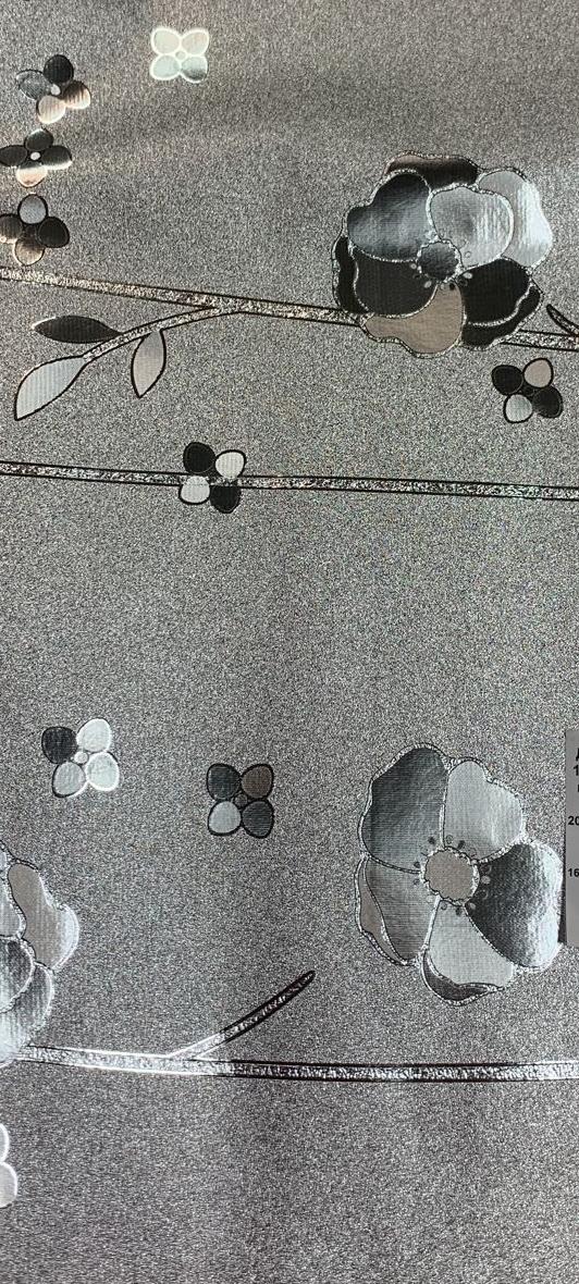 картинка Клеенка на ткани 1,4*20 м серебро "Танго металлик" 324-001 (МК) Д9920  от магазина Визит