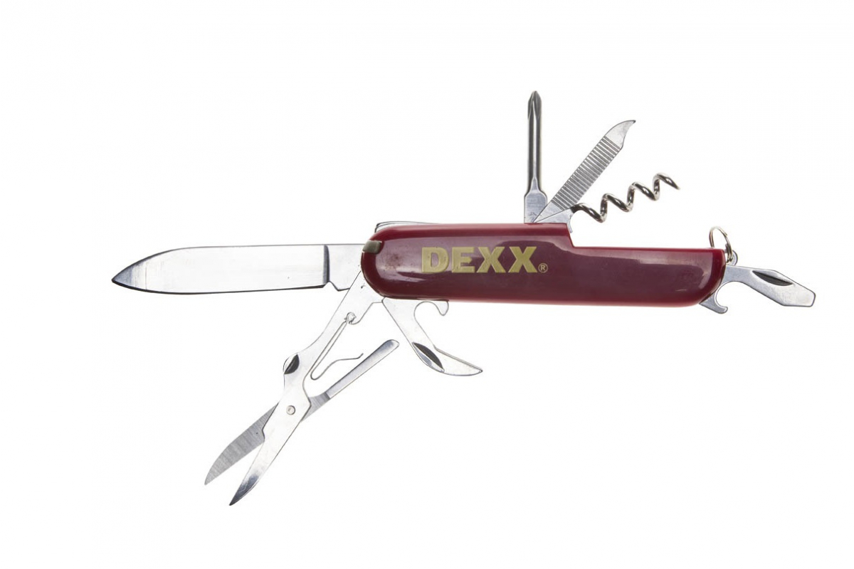 картинка Нож DEXX складной многофункциональный, пластиковая рукоятка, 10    47645 от магазина Визит