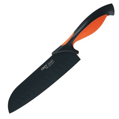картинка SATOSHI Фрей Нож кухонный сантоку 17см, нерж.сталь с антиналип  803-293 от магазина Визит