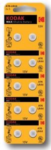 картинка Элемент питания  Kodak часовая AG13 -357 LR1154, LR44 [KAG13-10] BL10 3132 от магазина Визит
