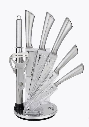 картинка Набор ножей ZEIDAN  Z-3123  9 пр (5 ножей, ножницы, мусат, овощечистка от магазина Визит