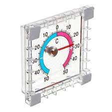 картинка Термометр оконный биметаллический на липучке (-50/+50) блистер, арт.ТБ от магазина Визит