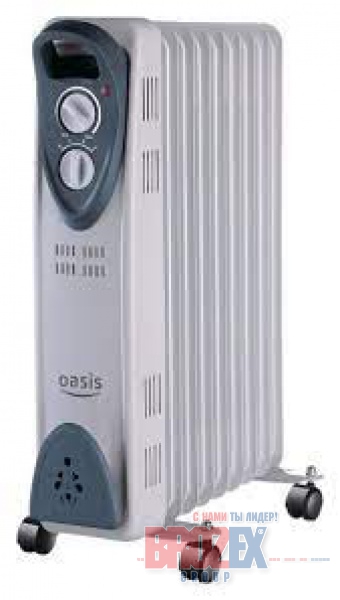 картинка ЗЭ193 Радиатор масляный  5 секций 1000Вт Оазис UT-10/US-10 площаль обо от магазина Визит