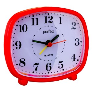 картинка Часы-будильник Perfeo Quartz  "PF-TC-005", прямоугольные 10*8,5 см, кра от магазина Визит
