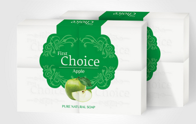 картинка Canada Green Хозяйственное мыло First Choiceli 4шт 125гр Яблоко от магазина Визит