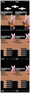 картинка Элемент питания Duracell LR03/286 BL16 (отрывная лента-блистер 4*4) от магазина Визит