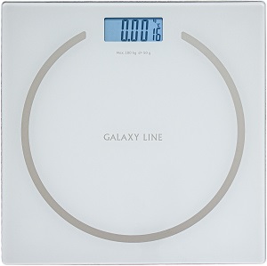 картинка Весы напольные GALAXY GL-4815 БЕЛЫЕ (до 180 кг, стекло, ЖКД + от магазина Визит
