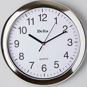 картинка Часы  DELTA  DT7-0003  (27.5 см х 4 см, плавный ход) от магазина Визит