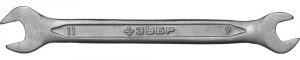 картинка Рожковый гаечный ключ 9 x 11 мм, ЗУБР   27010-09-11_z01 от магазина Визит