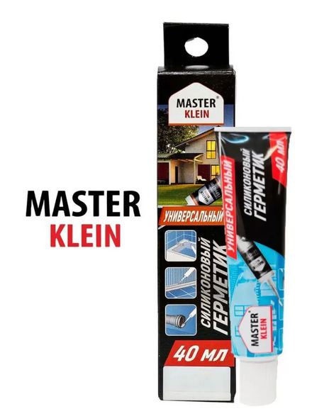 картинка Клей-герметик силиконовый Master Klein кислотного типа 40мл    6570 от магазина Визит