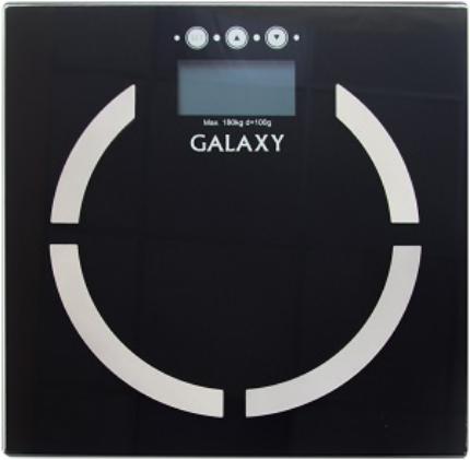 картинка Весы напольные GALAXY GL-4850 (до 180 кг, стекло, ЖКД,  АНАЛИЗАТОР жир от магазина Визит