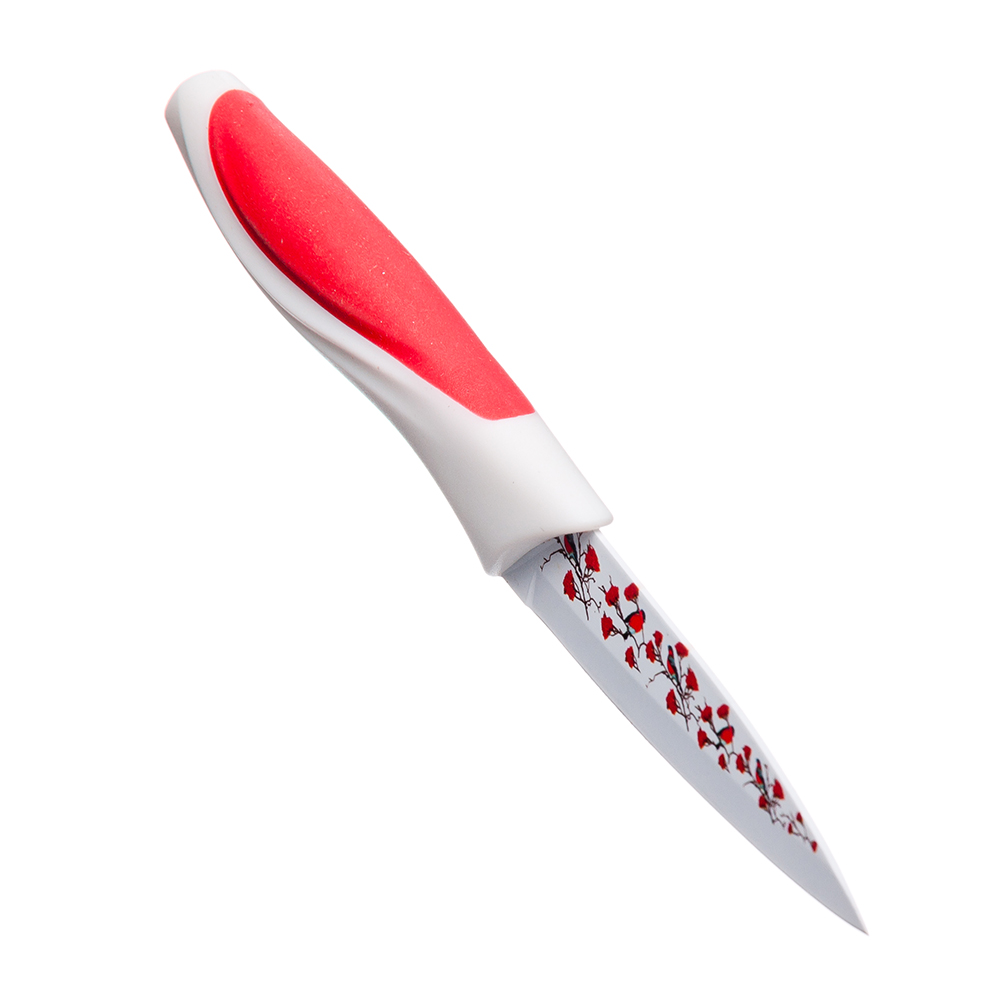 картинка VETTA Снегири Нож кухонный нерж.сталь с антиналипающим покрыти   835-021 от магазина Визит