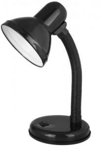 картинка Светильник настольный Ultraflash UF-301P C02  E27 60W металл/пластик черный, от магазина Визит