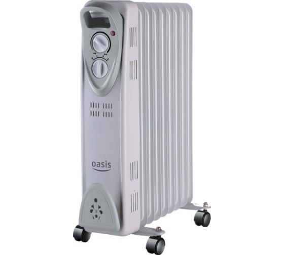 картинка Масляный радиатор OASIS US-25 (11 секций, 2.5 кВт) от магазина Визит