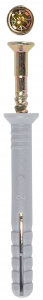 картинка Дюбель-гвоздь ЗУБР полипропиленовый, потайный бортик, 8-120мм ИК 4-301 от магазина Визит