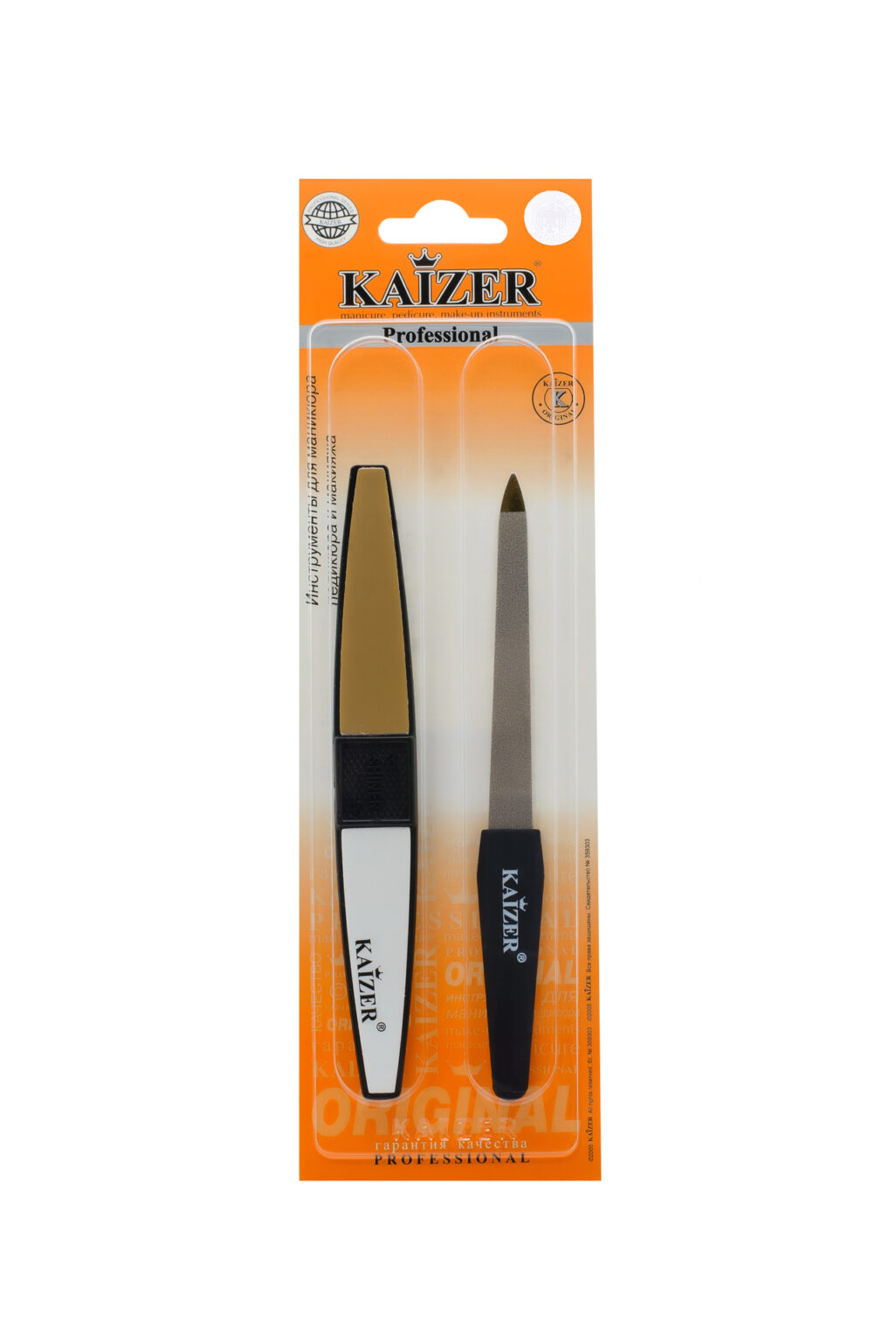 картинка Kaizer Комплект маникюрный (пилка металл+полировка) 501011 от магазина Визит