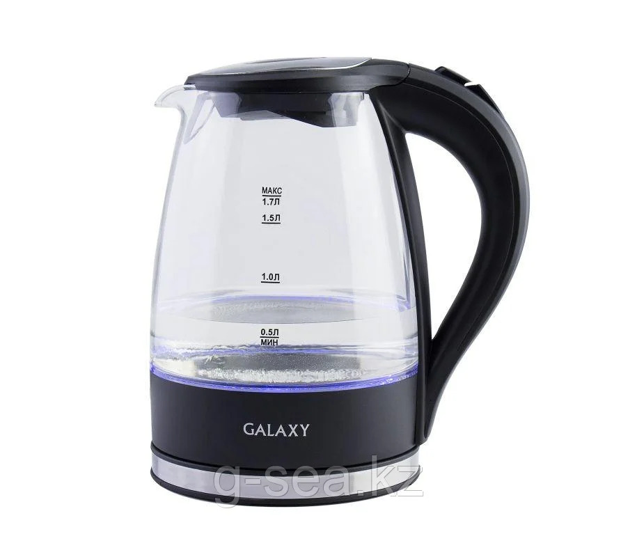 картинка Чайник Galaxy GL-0552 (2,2кВт, 1.7л, ЗНЭ) стекло, подсветка, -6 от магазина Визит