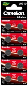 картинка Элемент питания  Camelion AG10 (G10 / LR1130 / LR54 / 89A / от магазина Визит