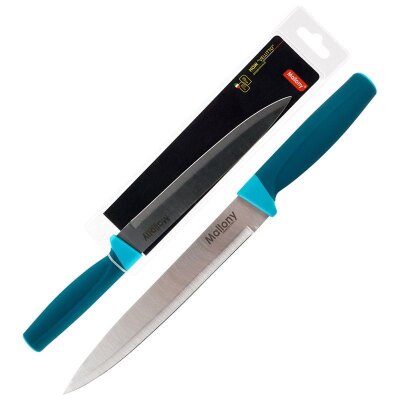 картинка Нож MALLONY -5525 MAL-02VEL разделочный (19 см, ручка soft-touch) от магазина Визит