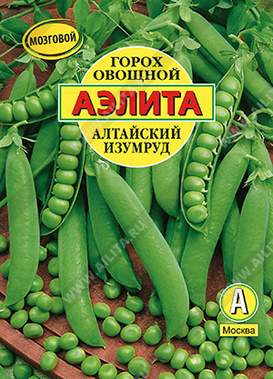 картинка Горох Алтайский изумруд овощной  25гр  10/100 от магазина Визит