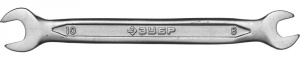 картинка Рожковый гаечный ключ 8 x 10 мм, ЗУБР   27010-08-10 от магазина Визит
