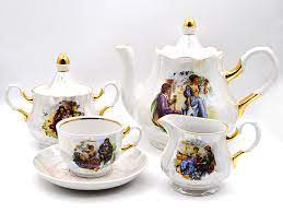картинка Сервиз чайный "Романс. Мадонна" 15 предметов: 6 чашек чайн 1578023      от магазина Визит