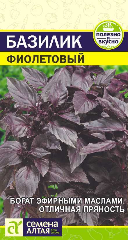 картинка Базилик Фиолетовый 0,3 гр. (Семена Алтая) от магазина Визит