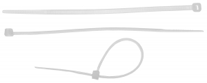 картинка Хомуты нейлоновые белые, 45446 х 250 мм, 50 шт, ЗУБР 4-309017-36-250 от магазина Визит